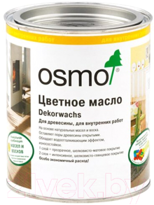 

Масло для древесины Osmo, Белый, Цветное