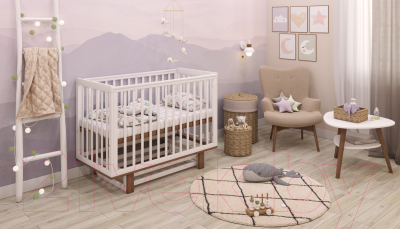 Маятниковый механизм для кроватки Polini Kids Simple 340 / 0003107.1-04 (белый)