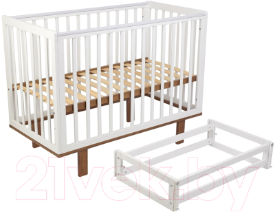 Маятниковый механизм для кроватки Polini Kids Simple 340 / 0003107.1-04 (белый)