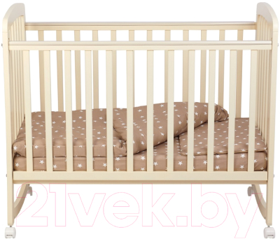 Детская кроватка Polini Kids Simple 304 / 0003109-03 (бежевый)