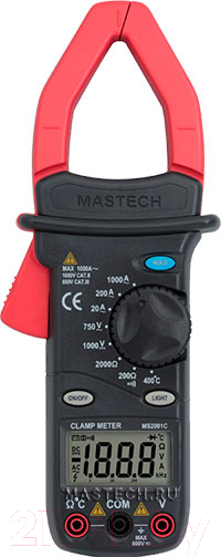 Клещи токоизмерительные Mastech MS2001C