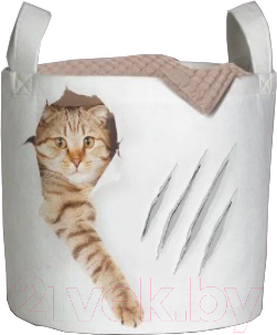 

Корзина для белья JoyArty, Кот с царапиной / gaba_31202_S