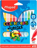 Фломастеры Maped Jungle / 845420 (12шт) - 
