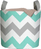 

Корзина для белья, Бледные зигзаги / gaba_11612_S