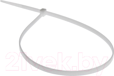 Стяжка для кабеля Rexant 07-1302 (100шт, белый)