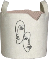 

Корзина для белья, Два лица одной линией / gaba_10096R_S