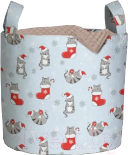 

Корзина для белья JoyArty, Игривые рождественские котики / gaba_290627_S