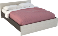 Полуторная кровать Стендмебель Басса КР-557 (дуб белфорт/венге) - 