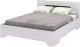 Двуспальная кровать Стендмебель Валенсия КР-012 160x200 (ясень анкор) - 