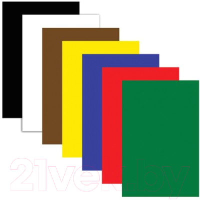 Набор цветного картона Пифагор 127051 (7л)