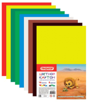 Набор цветного картона Пифагор 128010 (16л) - 
