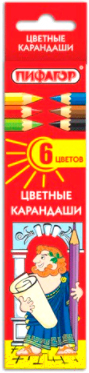 

Набор цветных карандашей Пифагор, Ассорти, 180295
