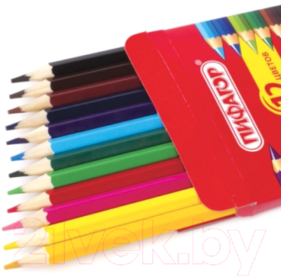 Набор цветных карандашей Пифагор 180296 (12шт)