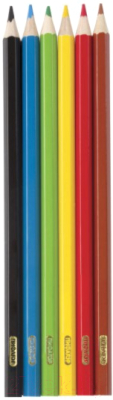 Набор цветных карандашей Пифагор Жираф /181249 (6шт)