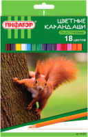 

Набор цветных карандашей Пифагор, Лесные Жители/ 181335