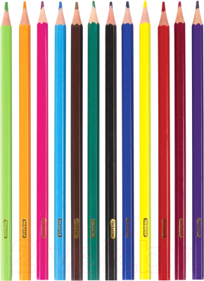 Набор цветных карандашей Пифагор Фея / 181338 (12шт)