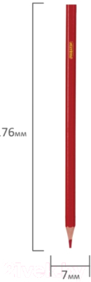 Изображение товара Набор цветных карандашей Пифагор Котик/ 181340 (12шт)