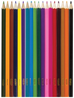 Набор цветных карандашей Пифагор Эники-Беники / 181347 (18шт)