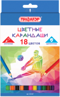 

Набор цветных карандашей Пифагор, Быстрее! Выше! Сильнее!/ 181357