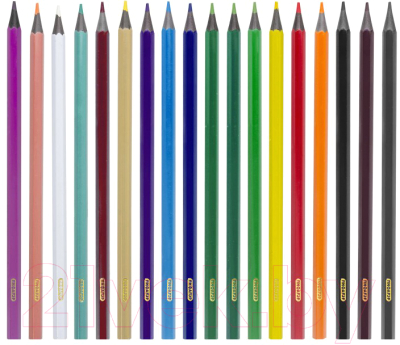 Изображение товара Набор цветных карандашей Пифагор Сказочный Город / 181584 (18шт)