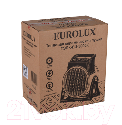 Тепловая пушка электрическая EUROLUX ТЭПК-EU-3000K (67/1/37)