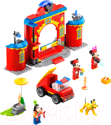 

Конструктор Lego, Disney Пожарная часть и машина Микки и его друзей 10776