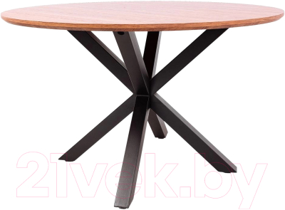 Обеденный стол AksHome Dolce (дуб античный/черный)