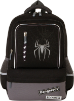 Школьный рюкзак Brauberg Spider / 229978 (черный) - 