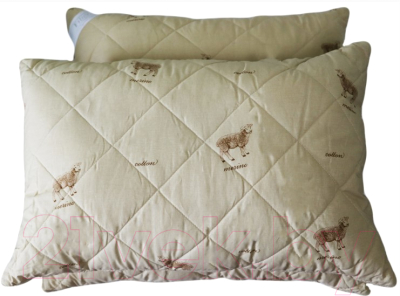 Подушка для сна Файбертек 6848.C.ШМ.П 68x48 (шерсть мериноса)