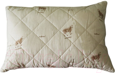 Подушка для сна Файбертек 6848.C.ШМ.П 68x48 (шерсть мериноса)