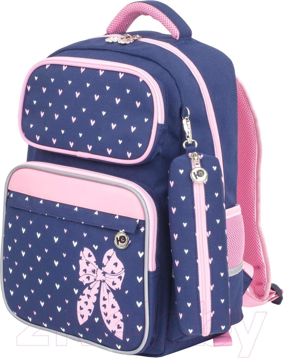 Школьный рюкзак Юнландия Pink Bow / 229972