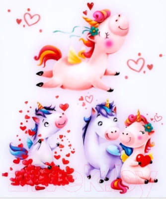 Изображение товара Набор для творчества Эврики Единороги. Набор для рисования светом / 4271663