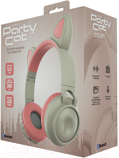 Беспроводные наушники Qumo Party Cat ВТ 0027