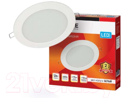 

Панель светодиодная INhome, RLP-eco 12 Вт / 4690612010007