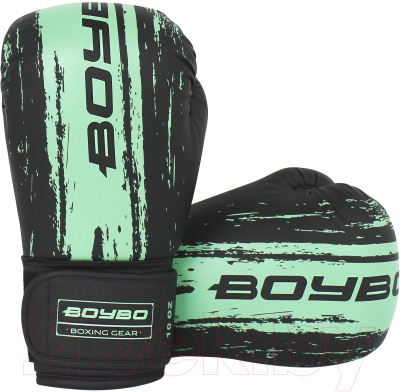 Боксерские перчатки BoyBo Stain (4oz, голубой)