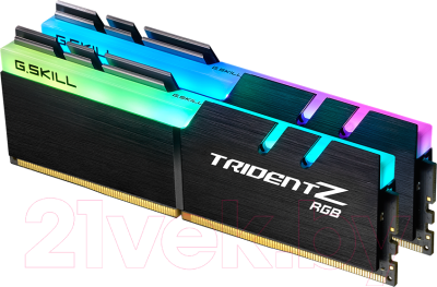 

Оперативная память DDR4 G.Skill, Trident Z RGB F4-3600C16D-32GTZRC