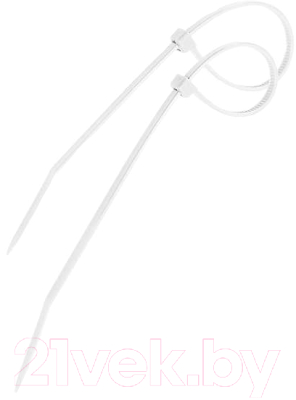 Стяжка для кабеля PROconnect 57-1302 (100 шт, белый)