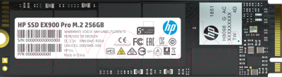 

SSD диск HP, EX900 Pro 256GB (9XL75AA)