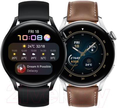 Умные часы Huawei Watch 3 GLL-AL04 (черный)