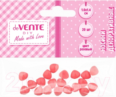 Набор носиков декоративных deVente 8001921 (розовый)