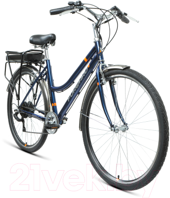 Электровелосипед Forward Omega 28 250W 2020-2021 / 1BKW1E181001 (Navy Blue)