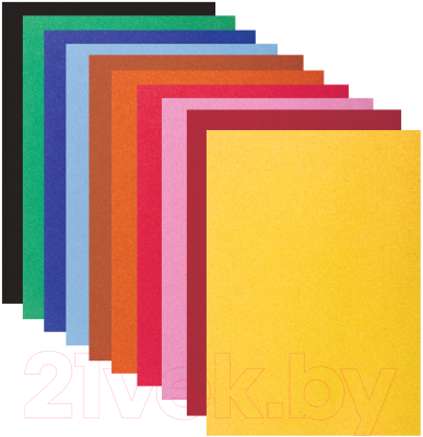 Изображение товара Набор цветной бумаги Юнландия 129875