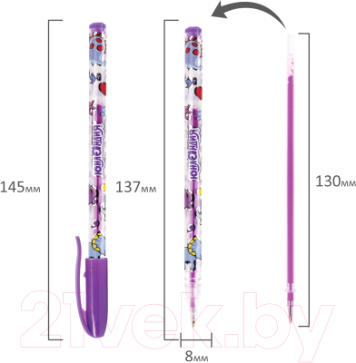 Изображение товара Набор гелевых ручек Юнландия Неон / 142804 (6шт)