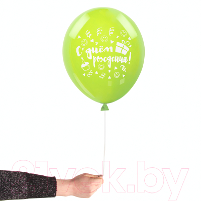 Набор воздушных шаров Золотая сказка С Днем Рождения / 105016