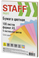 Набор цветной бумаги Staff Profit / 110891 (100л) - 