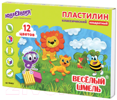 

Пластилин Юнландия, Веселый шмель 104823