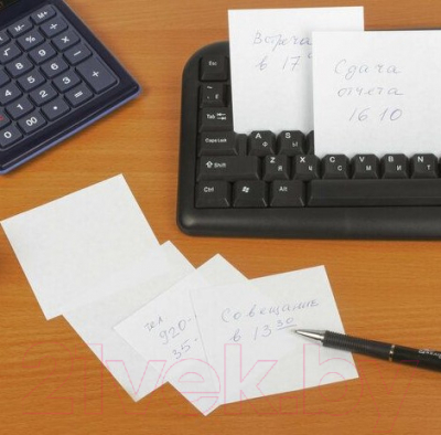 Изображение товара Блок для записей Staff 129196 (белый)