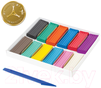 Изображение товара Пластилин Юнландия Юный волшебник / 105723 (12цв)