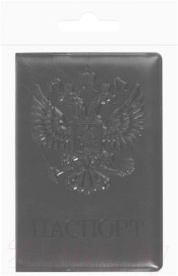 Обложка на паспорт Staff Герб / 237602 (черный)