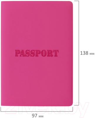 Обложка на паспорт Staff Паспорт / 237605 (розовый)